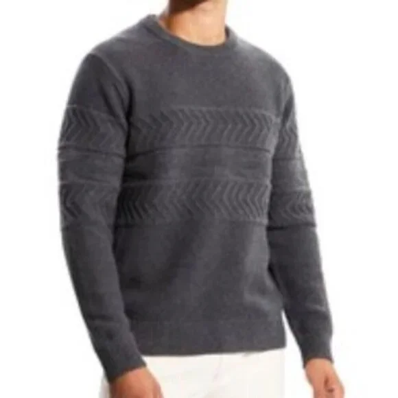 Theory Jimmy Wool Cashmere Sweater In Pestle Grey Size M - Picture 2 of 7